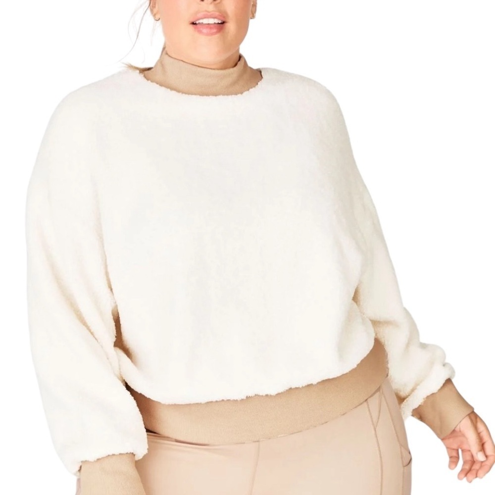 Fabletics Malia Polar Fleece Pullover Women Size 1X Plus Sized Casualcore